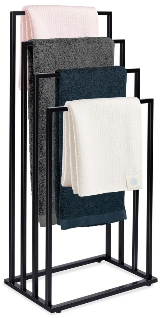 Vešiak na uteráky NELI čierny