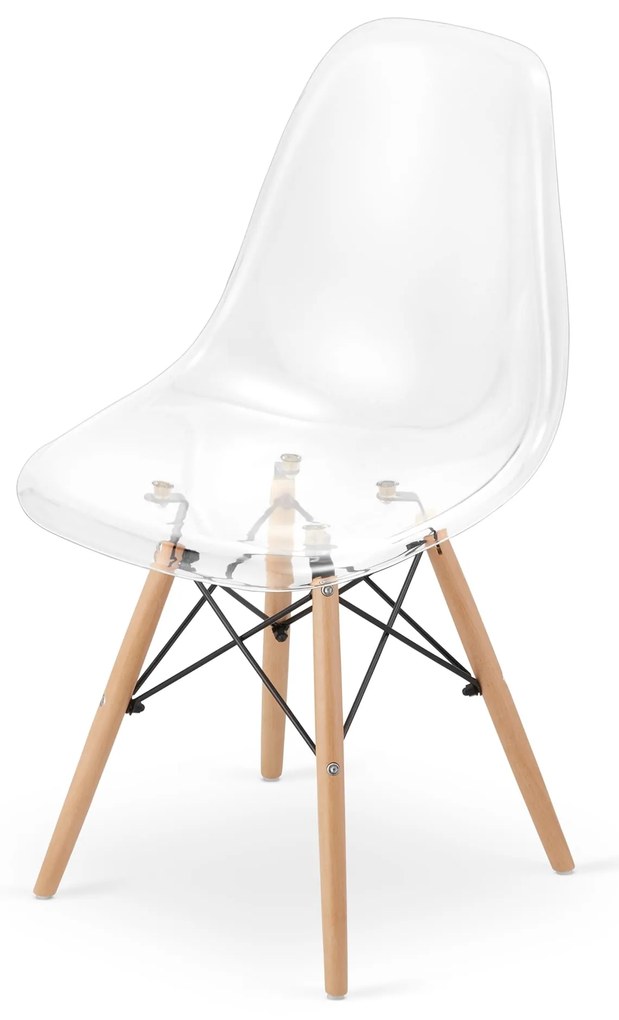 Transparentná stolička OSAKA