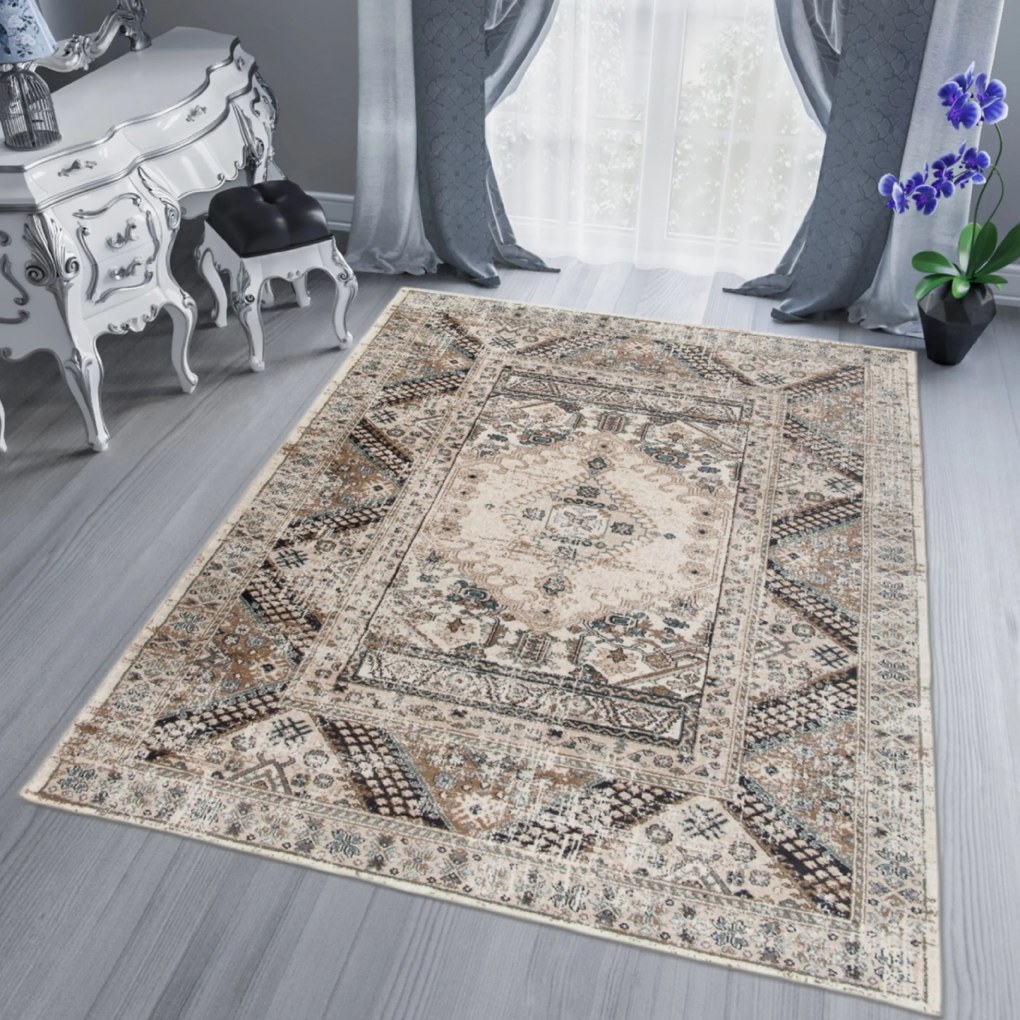 PROXIMA.store - Orientálny koberec - WHITE DUBAI CHU ROZMERY: 140x200