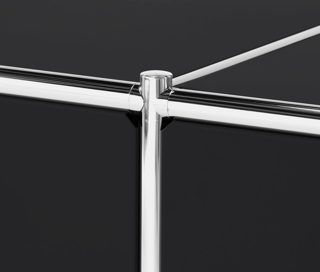 Komoda »CN3« so 6 výklopnými dvierkami, čierna