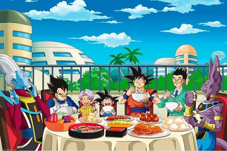 Plagát, Obraz - Dragon Ball Super - Feast, (91.5 x 61 cm)