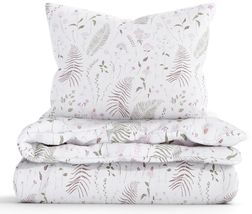 Predĺžené bavlnené obliečky Renforcé – Gloria biele