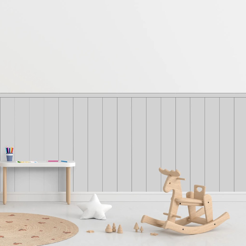 60x100cm Obdĺžnik - Šedá farba - textilná nálepka na stenu Farba: Bledá, Veľkosť: 100 cm