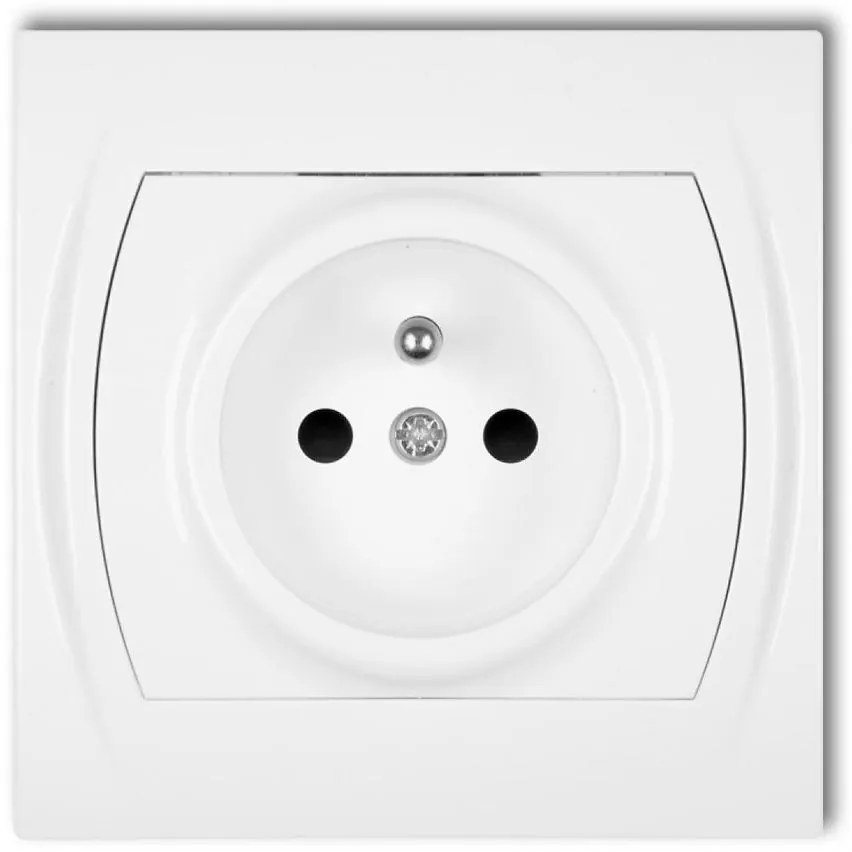 L LGP-1Z zásuvka jednotlivá z/u biela