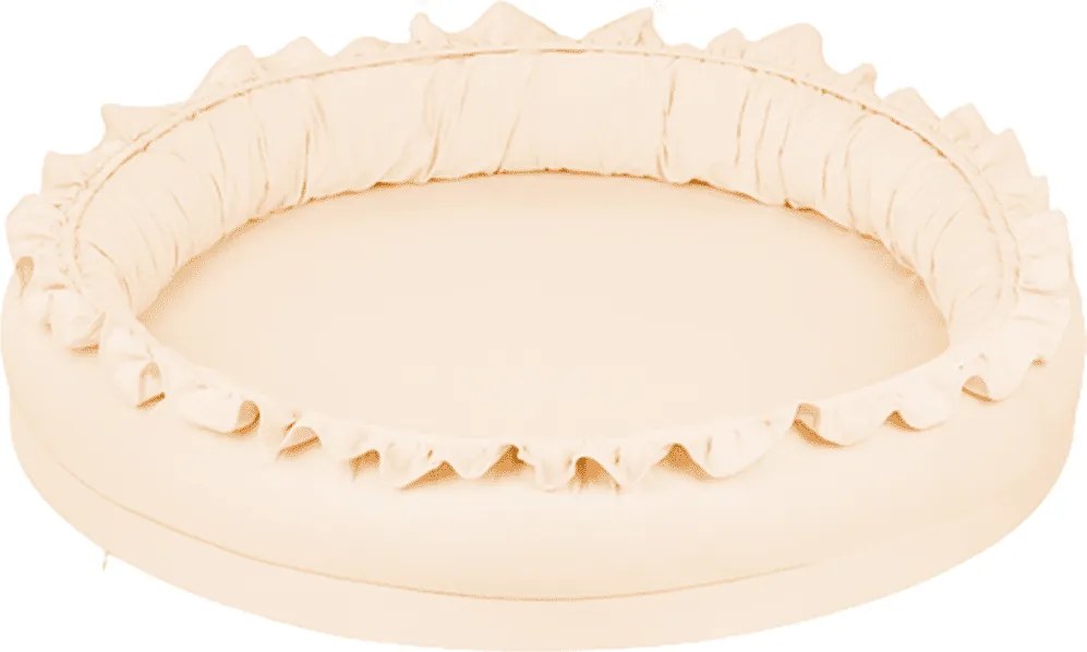 Hniezdo pre deti s volánom žlté