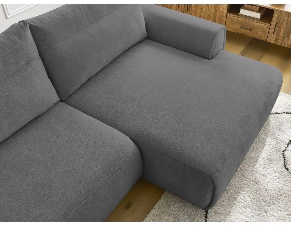 Sivá rohová pohovka Aden – Bobochic Paris