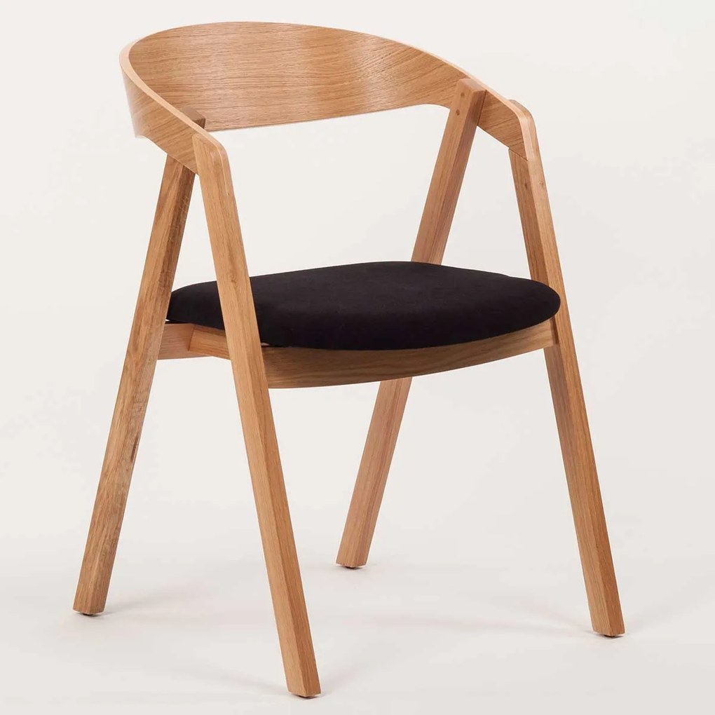 Stima dubová stolička GURU s čalúneným sedadlom Vyberte látku ->: CARABU crema 86