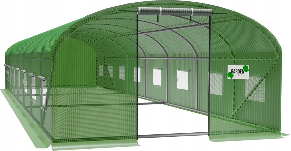 Záhradný fóliovník 10x4x2 m GARDEN LINE TUN8009