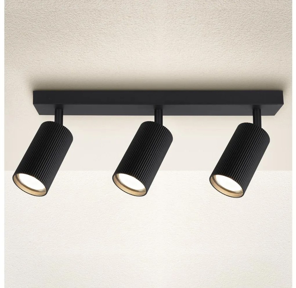 Brilagi - Bodové svietidlo SELE MODERN 3xGU10/30W/230V čierne
