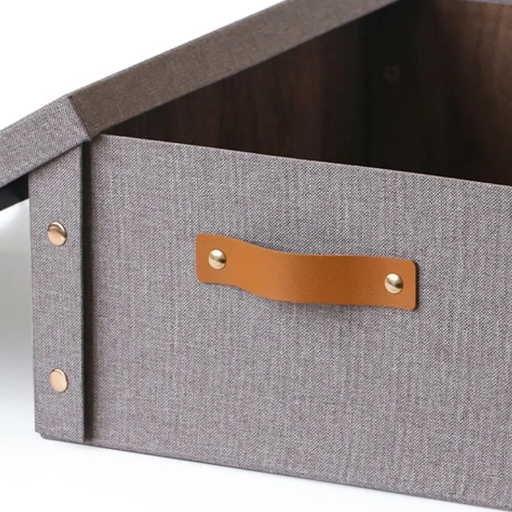 Kitchisimo Set 2 úložných krabíc s vekom 33 × 40 × 17 cm, M