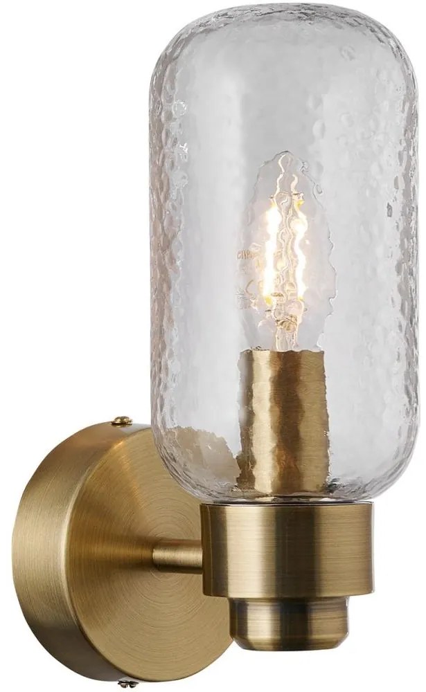 Nordlux - Kúpeľňové nástenné svietidlo TUTAN 1xE14/25W/230V IP44 mosadz