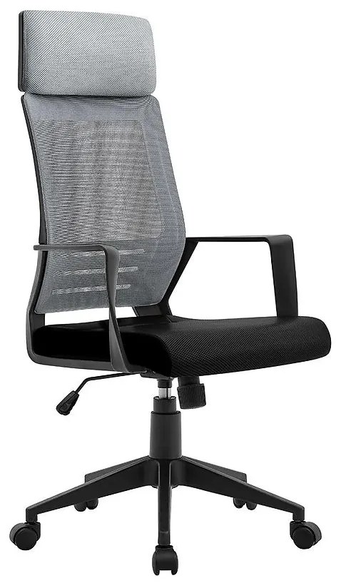 Kancelárska stolička Norman Mlm-611610 čierna/sivá