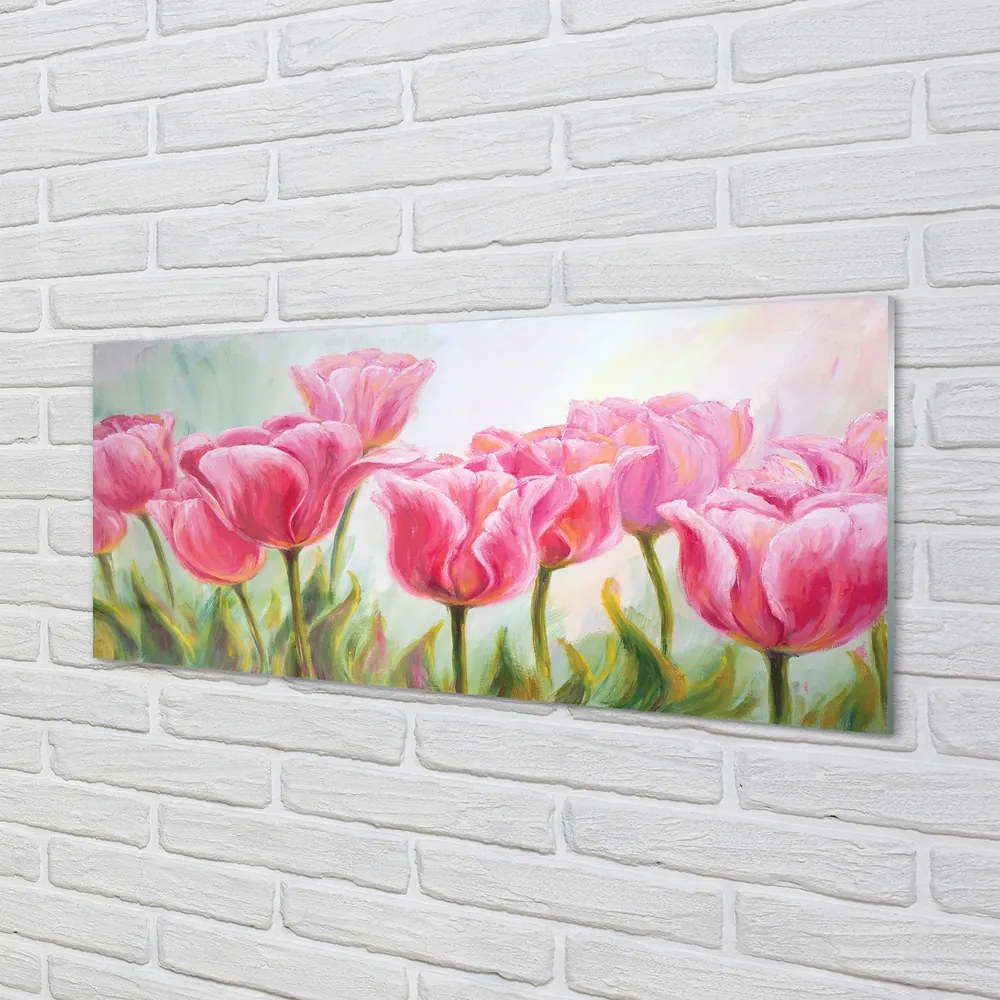 Obraz plexi Tulipány obrázok 120x60 cm