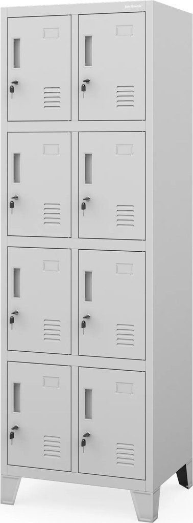 Dvojitá šatníková skriňa BHP ROBERT 2 Plus 559 x 1720 x 450 mm