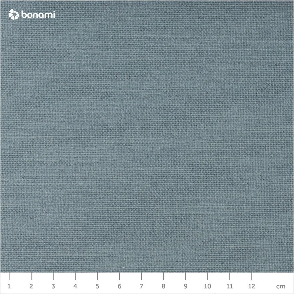 Svetlomodrá čalúnená dvojlôžková posteľ s úložným priestorom s roštom 140x200 cm Lotte – Meise Möbel