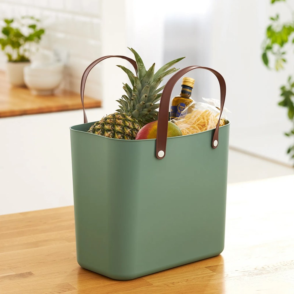 Nákupná taška, kabelka, plastová MULTIBAG, zelená, 25 l