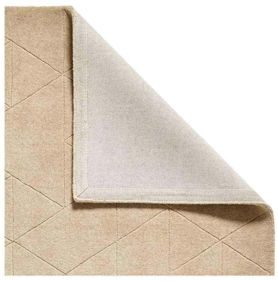 Béžový vlnený koberec Think Rugs Kasbah, 150 x 230 cm