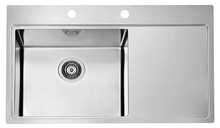 ALVEUS 1103652 - Kuchynský drez PURE 86x52,5 cm satin, ľavý