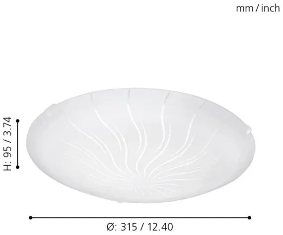 Eglo 96111 - LED stropné svietidlo MARGITTA 1 LED/11W/230V