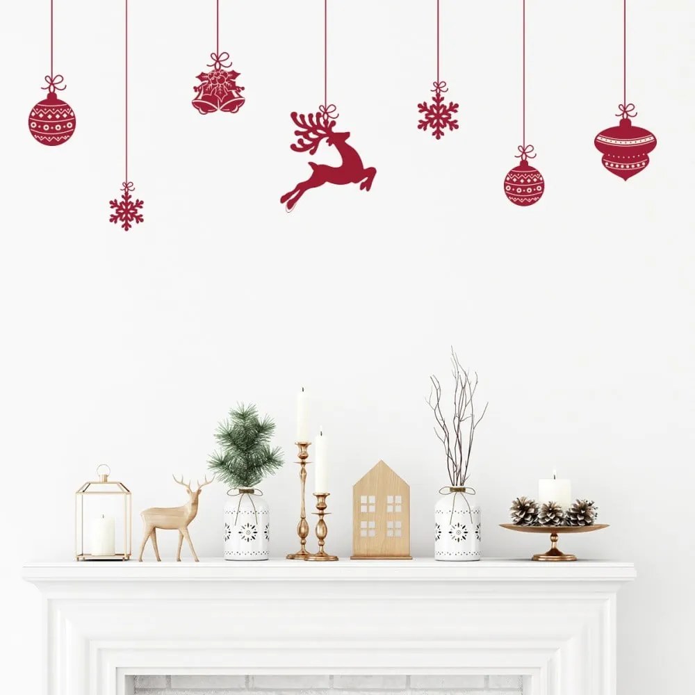 Vianočné samolepky Ambiance Style Scandinave