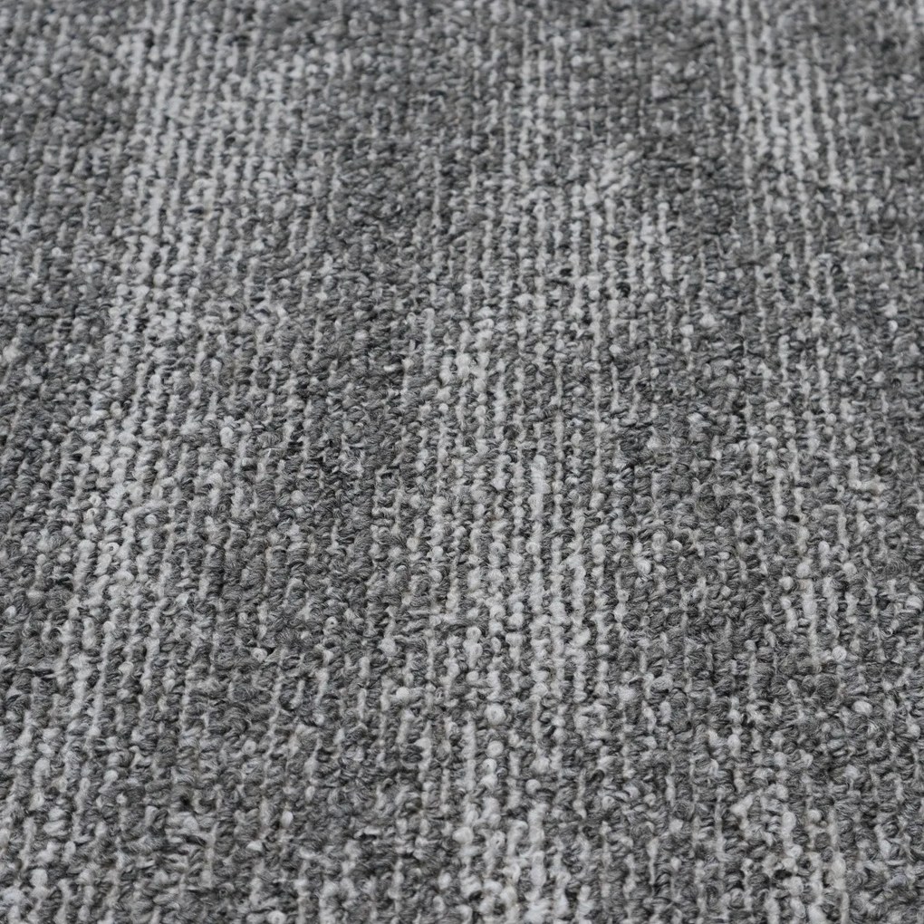 Metrážny koberec Ocean 38790 Grey, na mieru, šíře 4m, šedá, filc, obývacia izba, Spoltex