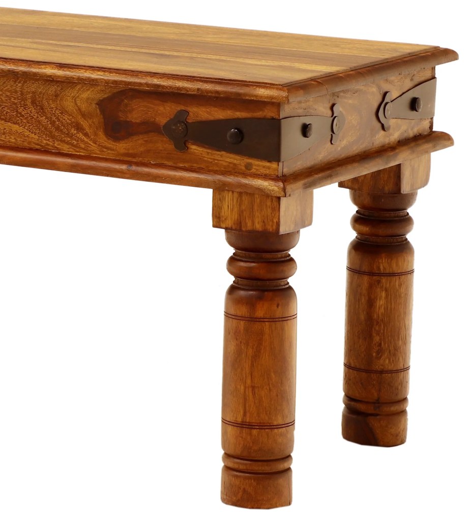 furniture-nabytek.cz - Rustikálna lavica z dreva palisander 140x40
