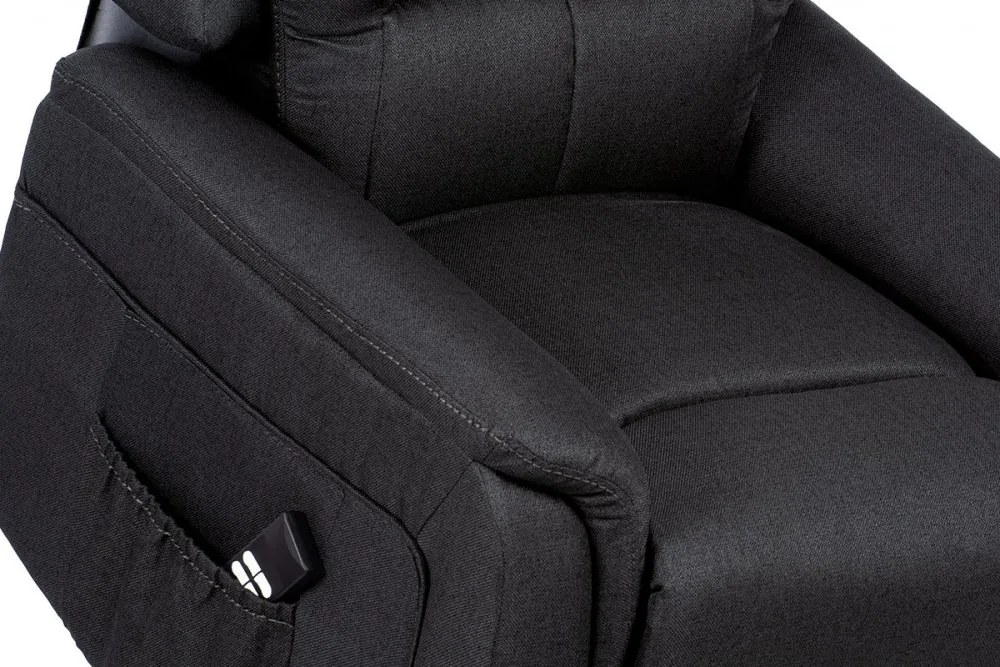 Elektrické polohovacie TV kreslo Autronic Hnědá