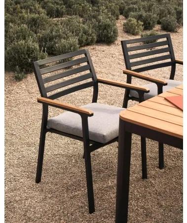 BONA záhradná stolička Čierna