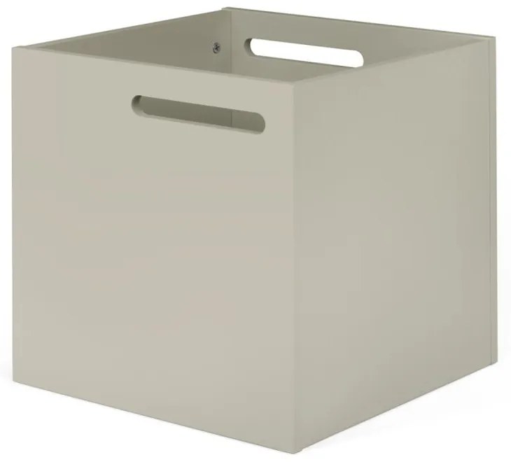 Sivý úložný box ku knižniciam TemaHome Berlin