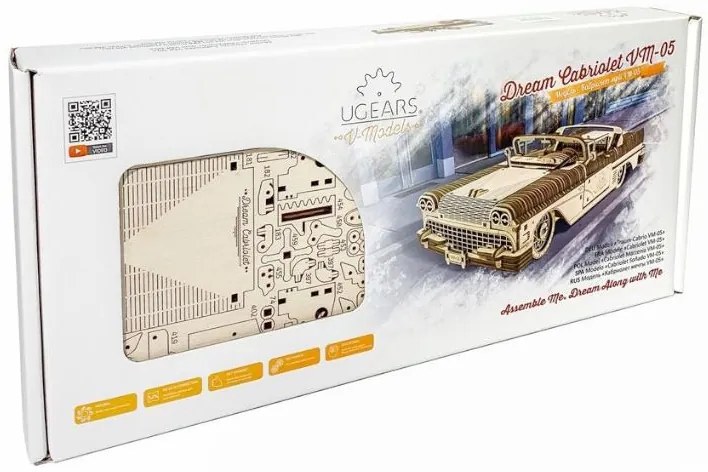 Ugears 3D Puzzle Dream Cabriolet VM-05 739 ks