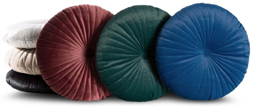 DEKORAČNÝ VANKÚŠ VELVET68 (FI) 40 CM STRIEBORNÁ