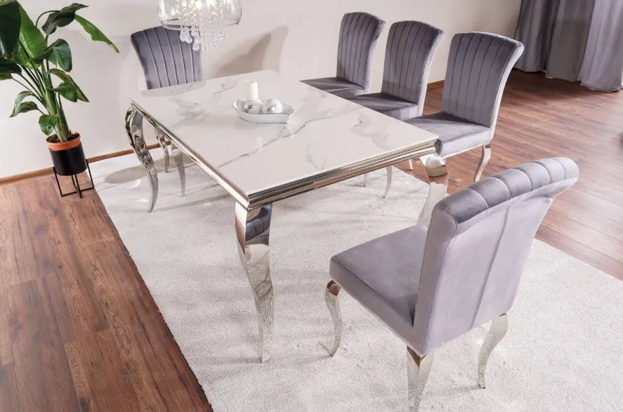 Jedálenský stôl PRINCE CERAMIC CALACATTA 180