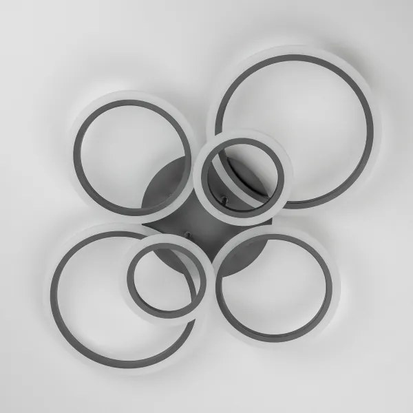 Brilagi - LED Stmievateľný prisadený luster ORBITS LED/85W/230V 3000-6500K antracit + DO