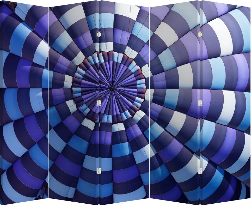 Paraván - Štruktúra lietajúceho balóna (210x170 cm)