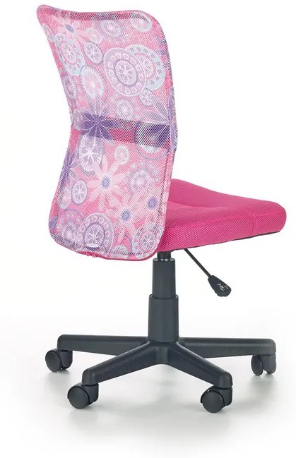 Detská otočná stolička Halmar DINGO, ružová