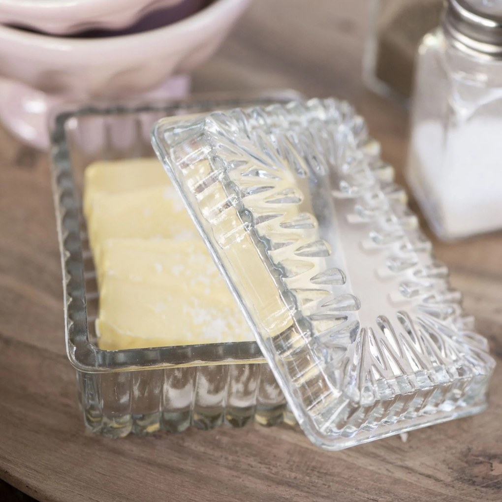 Ib Laursen Dóza na maslo Glass