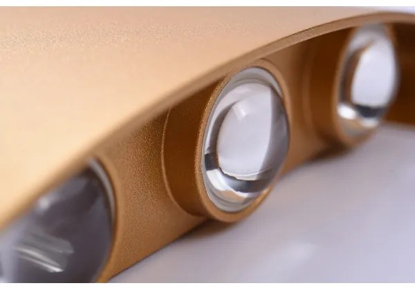 Azzardo AZ3485 - LED Vonkajšie nástenné svietidlo GINNA 6xLED/1W/230V IP54