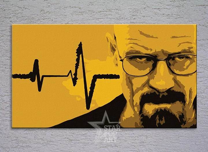 Ručne maľovaný POP Art obraz Breaking Bad | rôzne rozmery