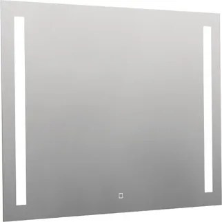 Hranaté zrkadlo 100x70 cm s LED osvetlením, topná fólia, senzor s nastaviteľnou teplotou 2700-6500K, IP44 ZIL10070TLEDS