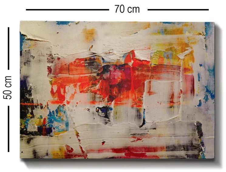 Obraz na plátne Abstract wall 50x70 cm