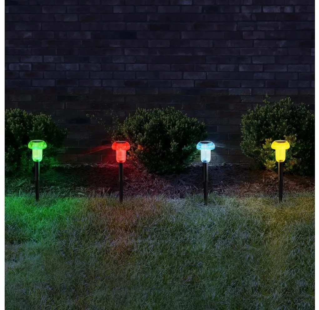 Globo 33987-4 - SADA 4x LED RGB Solárne svietidlo LED/0,05W/3V IP44