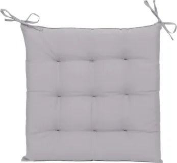 Podsedák na stoličky Nils 40x40 cm, strieborný%