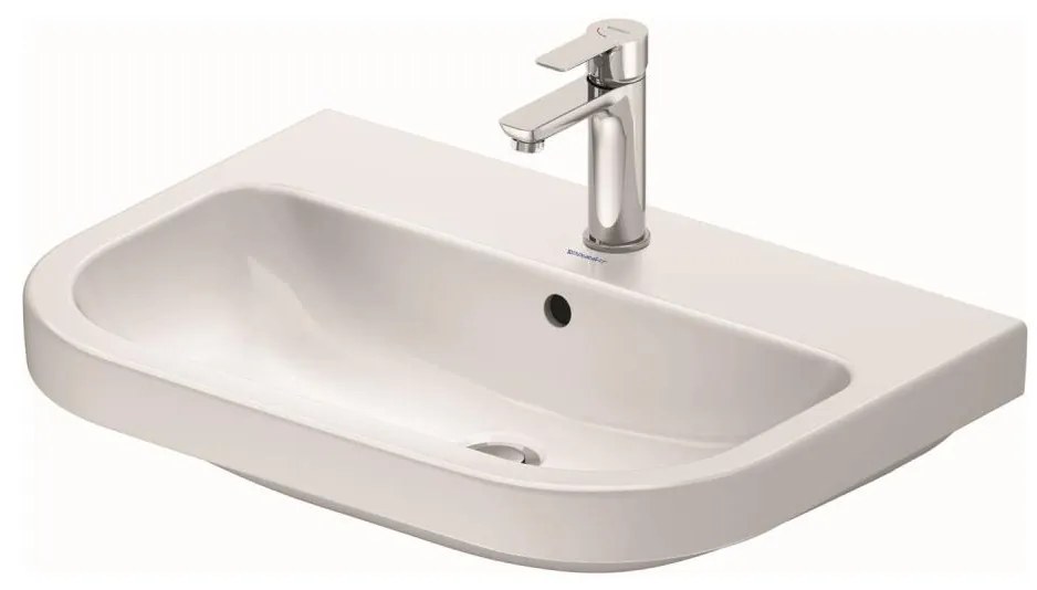 Duravit 23986500002 - Závesné umývadlo D-CODE 65x46 cm keramika/lesklá biela