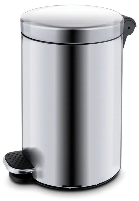 Nášľapný odpadkový kôš 30 L, nerez matný, plynulé zatváranie