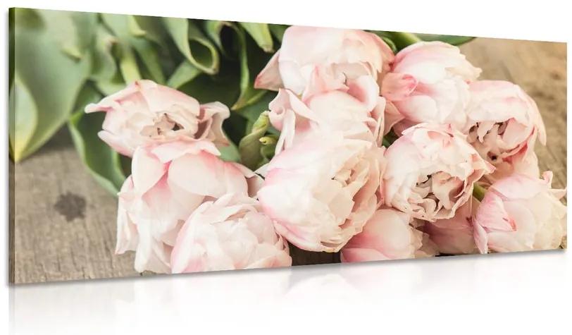 Obraz romantická kytica kvetov Varianta: 100x50