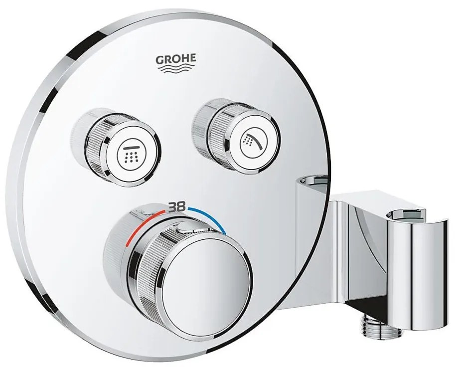 GROHE 29120000 - Termostatická podomietková sprchová batéria GROHTHERM SMARTCONTROL + držiak, chróm