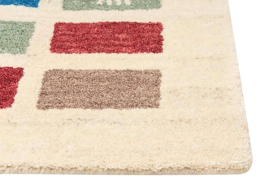 Vlnený koberec gabbeh 160 x 230 cm viacfarebný MURATLI Beliani