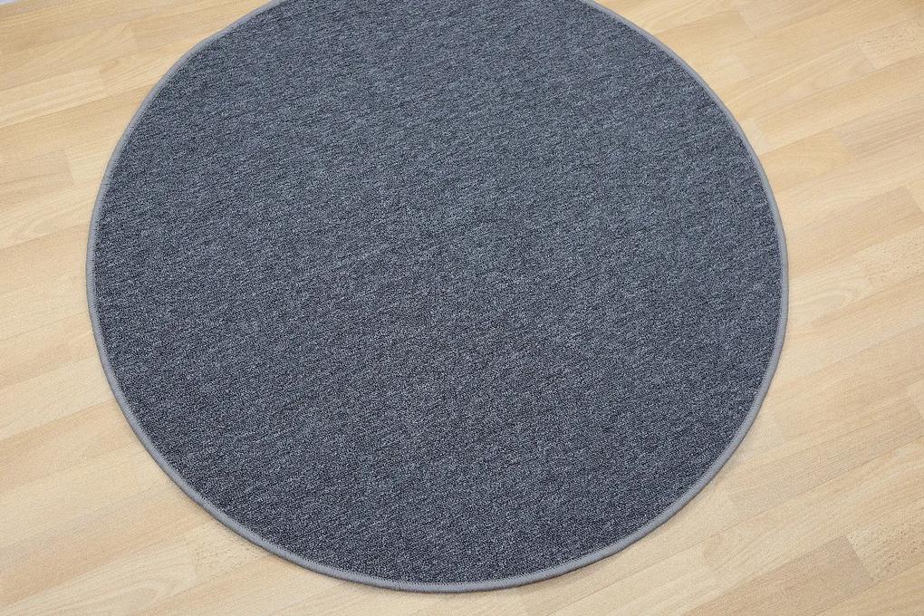 Vopi koberce Kusový koberec Astra šedá kruh - 400x400 (priemer) kruh cm