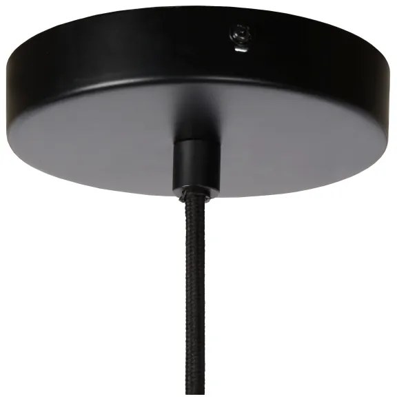 Lucide 78396/01/30 - Luster na lanku JERREL 1xE27/40W/230V čierna