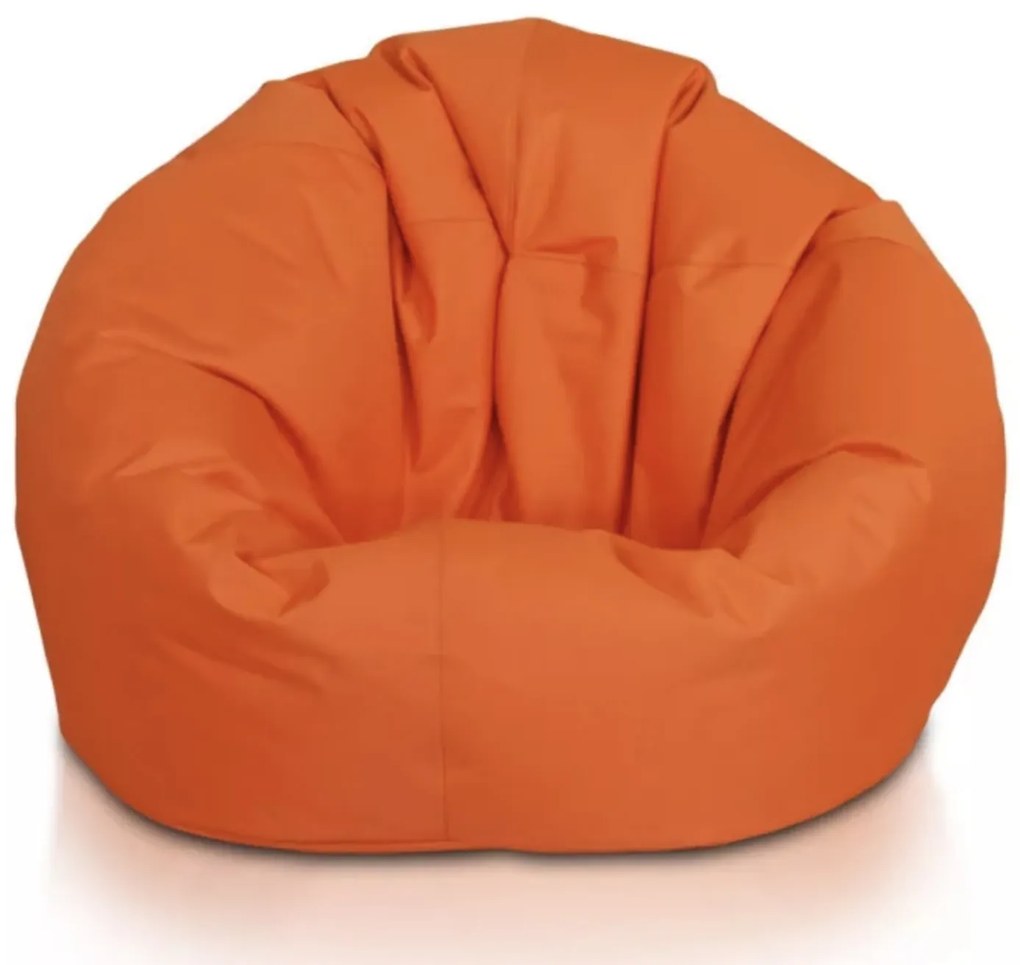 Lacný sedací vak Sakwa L – pohodlný vak pre deti aj dospelých, ľahko umývateľný polyester Farba: NC9 - oranžová